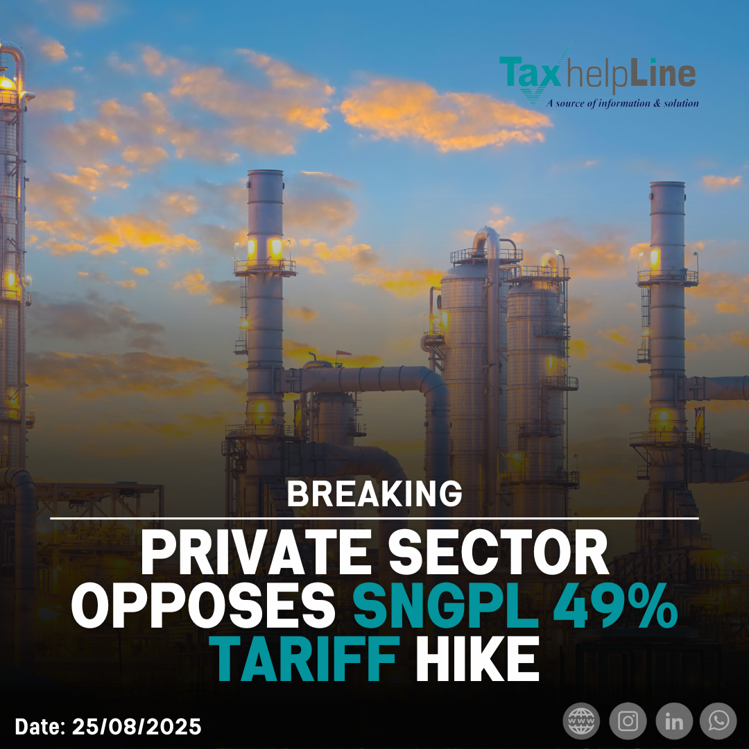 Private Sector Opposes SNGPL 49% Tariff Hike