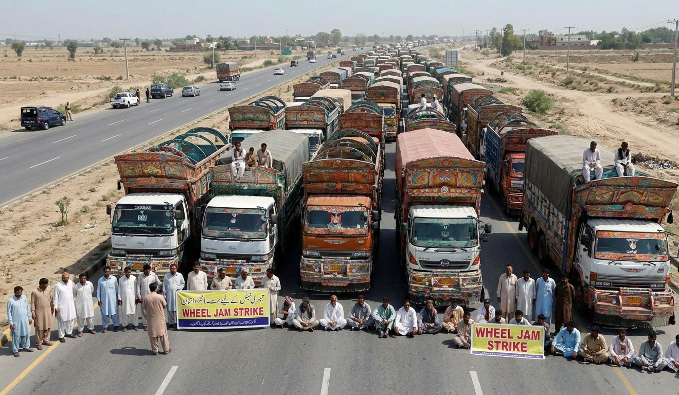 Transporters Strike Enters Second Day Across Pakistan